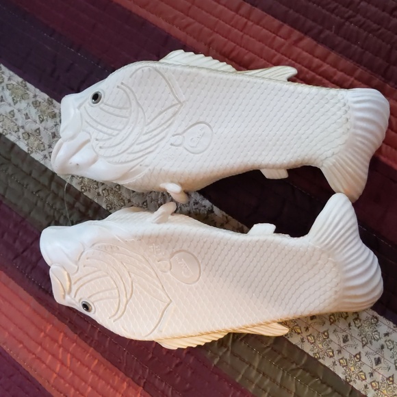 CMW* "Fish Flops" 44/45 pool, sauna, shower, camp or fun slip on sandal unisex - Picture 7 of 11